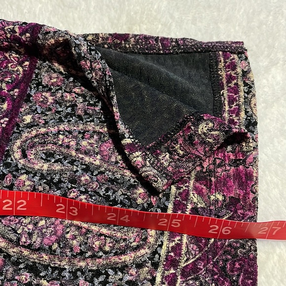 NWOT Laura Ashley Purple Paisley Blazer Jacket - Picture 9 of 11